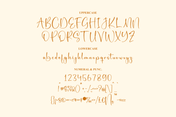 Brithalya Rosela Font Poster 13