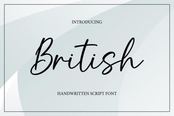 British Font Poster 1