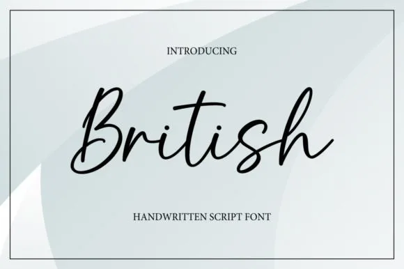 British Font British Font Poster 1