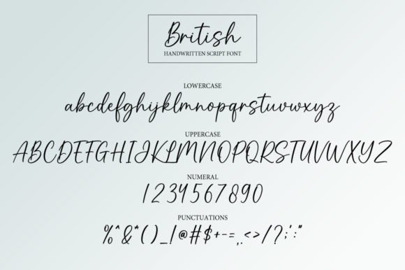 British Font Poster 6