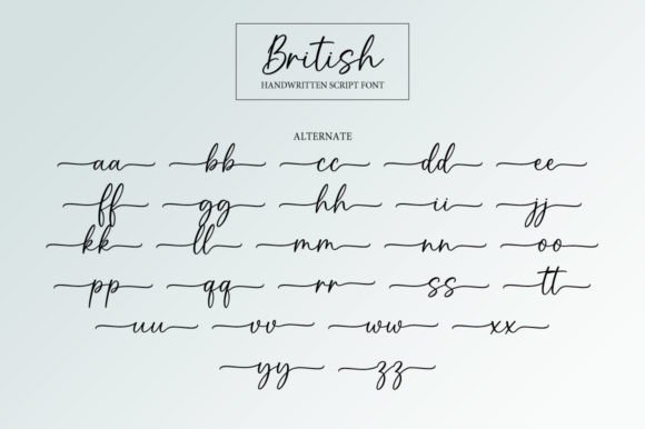 British Font Poster 7