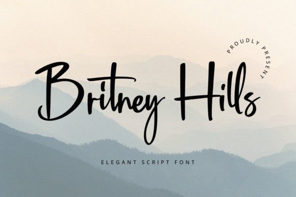 Britney Hills Font Poster 1