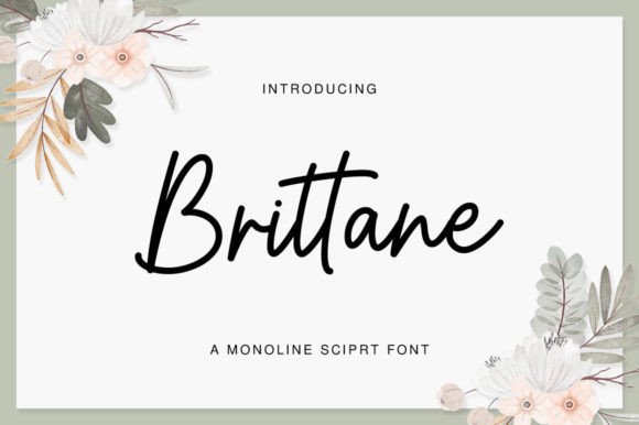 Brittane Font Poster 1