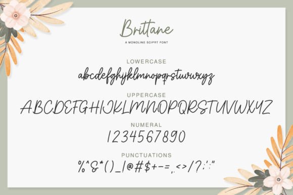 Brittane Font Poster 6