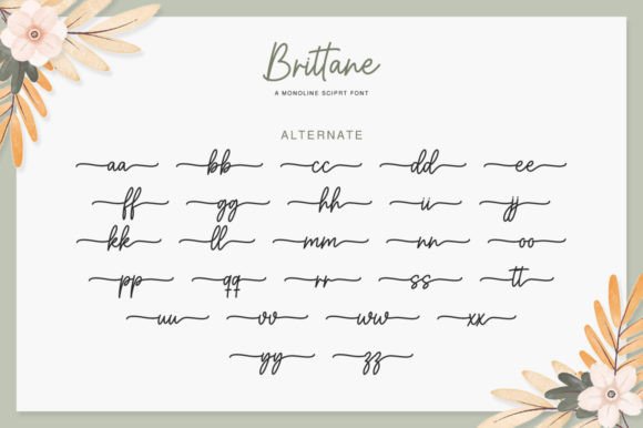 Brittane Font Poster 7