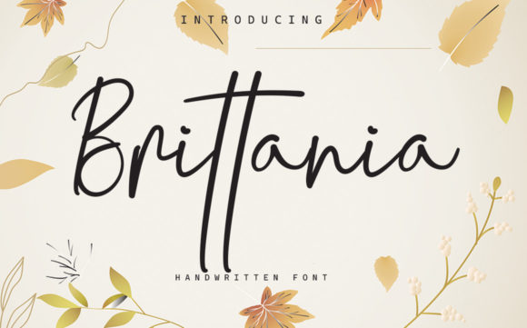 Brittania Font Poster 1