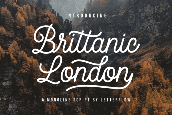 Brittanic London Font Poster 1