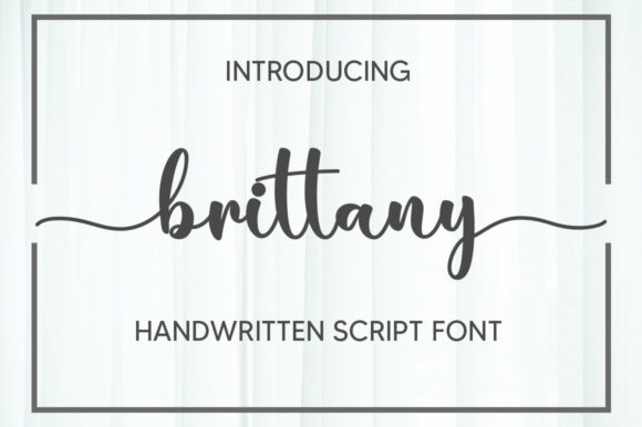 Brittany Font Poster 1