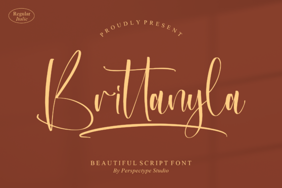 Brittanyla Font Poster 1