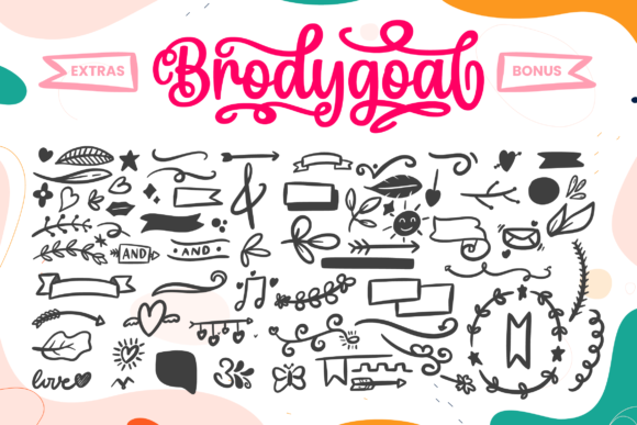 Brodygoal Font Poster 3