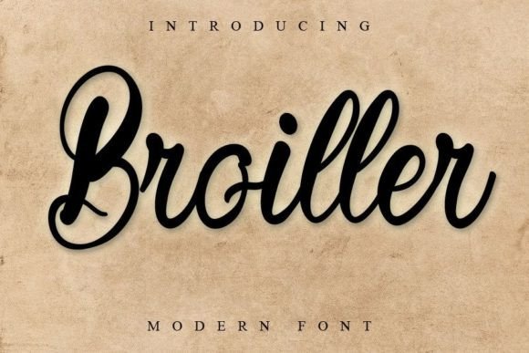 Broiller Font