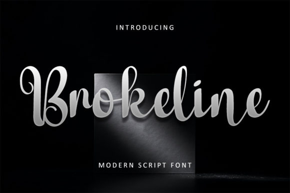 Brokeline Font Poster 1