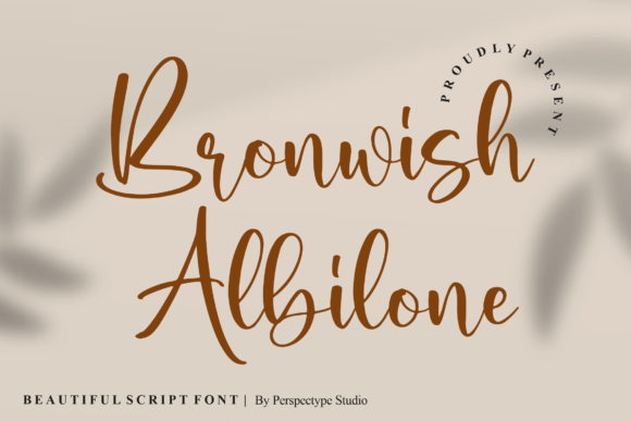 Bronwish Albilone Font Poster 1