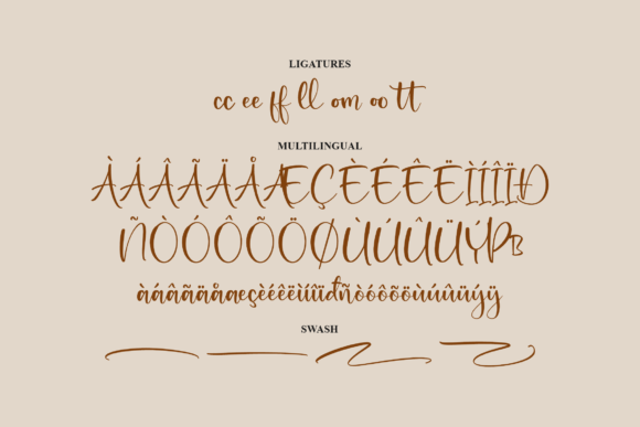 Bronwish Albilone Font Poster 14