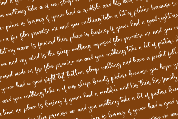 Bronwish Albilone Font Poster 8