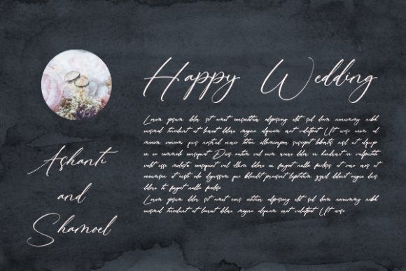 Brooke Jennifer Font Poster 4