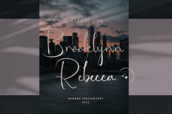 Brooklynn Rebecca Font Poster 1