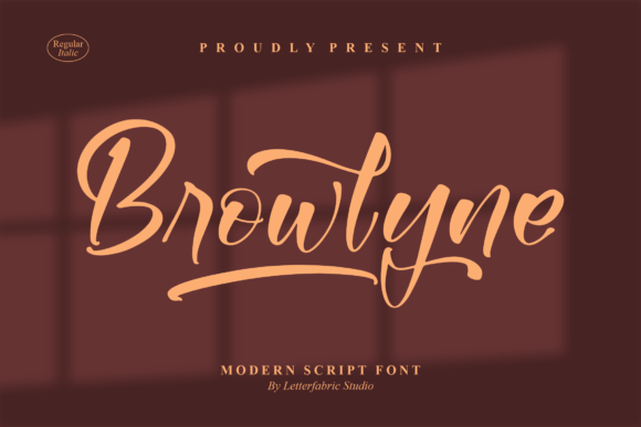 Browlyne Font Poster 1