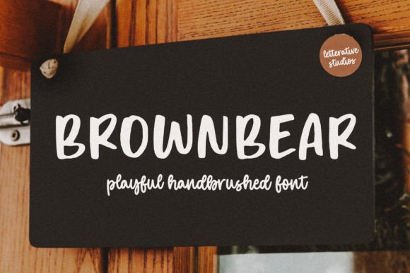 Brownbear Font Poster 1