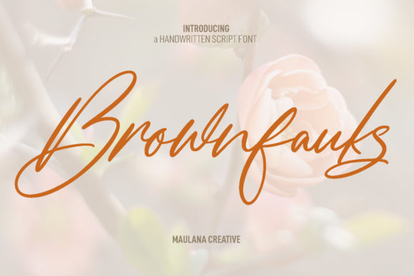 Brownfauks Font Poster 1