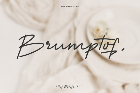 Brumptof Font Poster 1