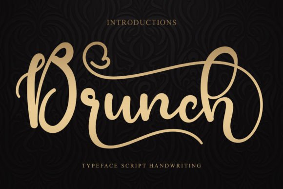 Brunch Font Poster 1