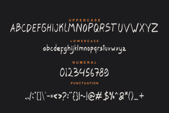 Brush Elementary Font Poster 3