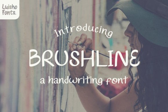 Brushline Font Poster 1