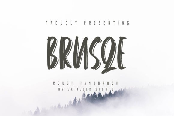 Brusqe Font Poster 1