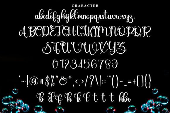 Bubble Font Poster 8