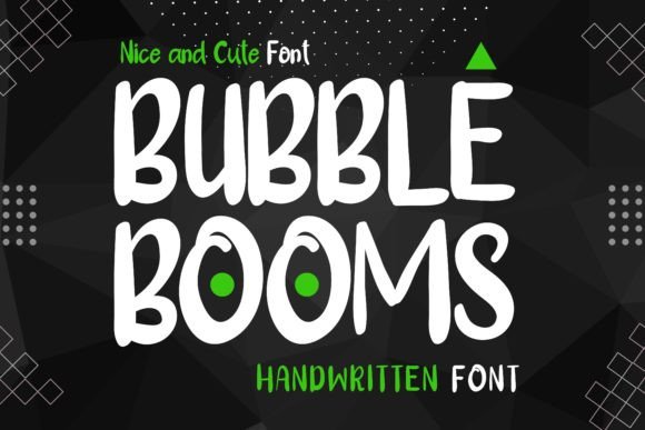 Bubble Booms Font Poster 1