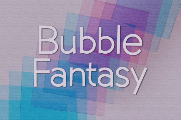 Bubble Fantasy Font Poster 1