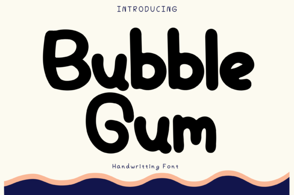 Bubble Gum Font Poster 1