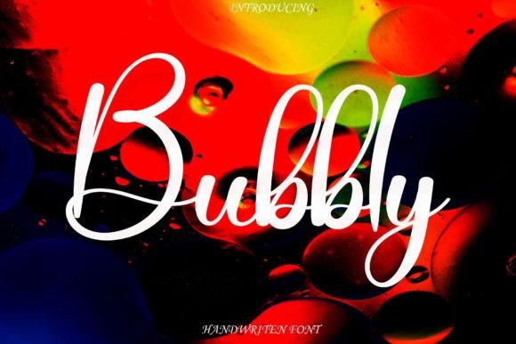 Bubbly Font Poster 1