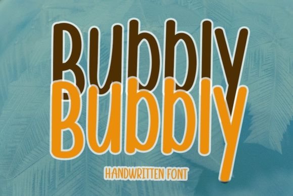 Bubbly Font Poster 1