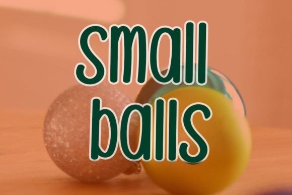 Bubbly Font Poster 5