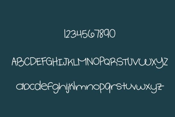Bubbly Mermaid Font Poster 2
