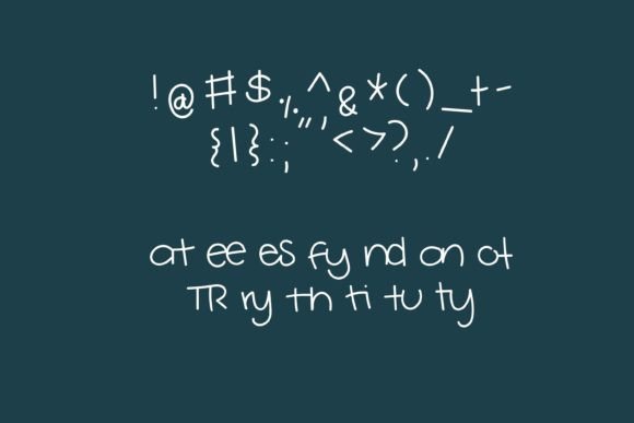 Bubbly Mermaid Font Poster 3