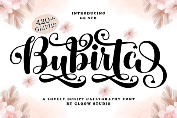 Bubirta Font Poster 1