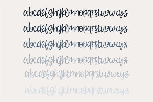 Buche De Noel Font Poster 5