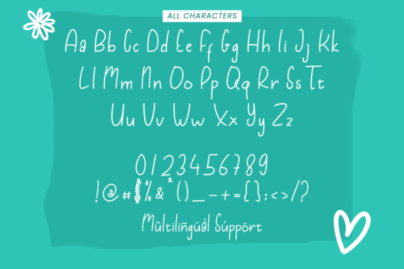 Buckey Petty Font Poster 6