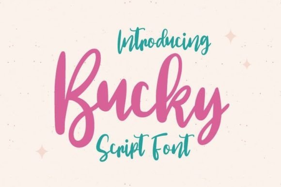 Bucky Font Poster 1