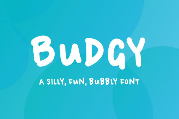 Budgy Font Poster 1
