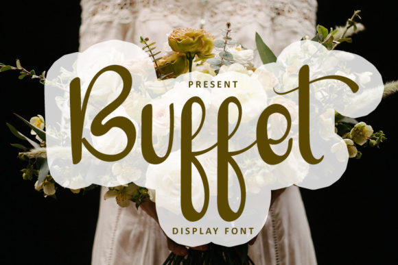 Buffet Font Poster 1