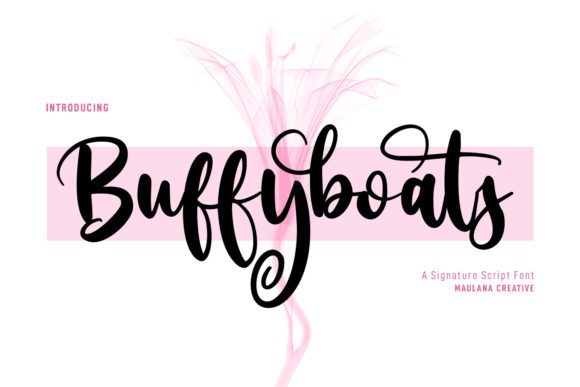 Buffyboats Font Poster 1