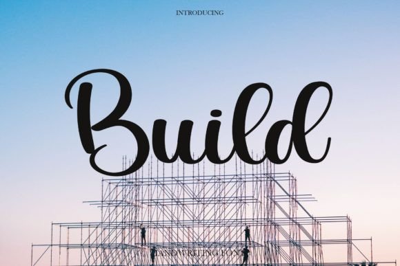 Build Font Poster 1