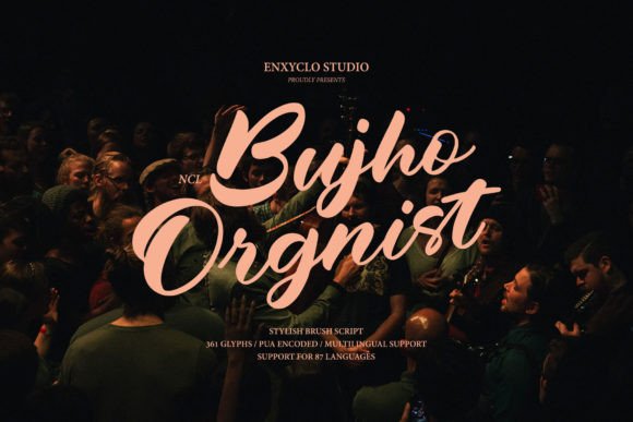 Bujho Orgnist Font