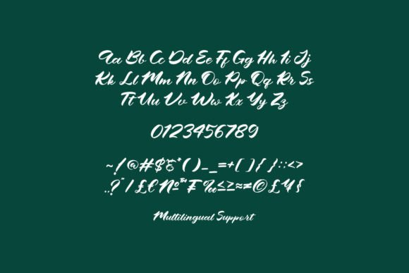 Bujho Orgnist Font Poster 5