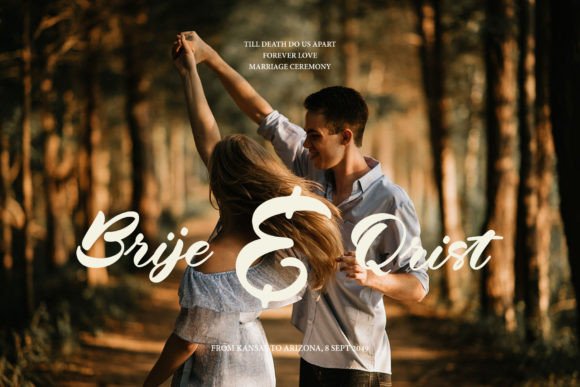 Bujho Orgnist Font Poster 10
