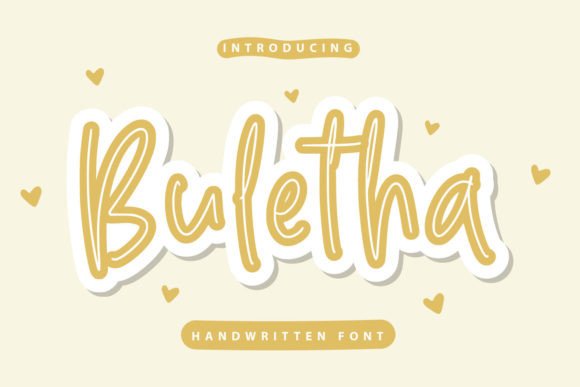 Buletha Font Poster 1